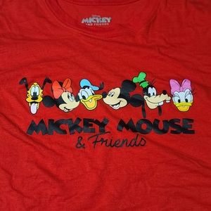 Mickey Mouse cutting off T